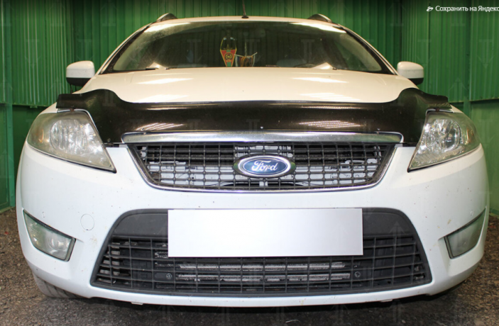 Защита радиатора "Standart" Ford Mondeo IV (2007-2010) низ с парктроником, чёрная купить недорого с доставкой в Саров