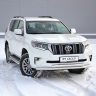 Защита переднего бампера двойная d63/63мм (НПС) TOYOTA LAND CRUISER PRADO 150 (2017-н.в.) купить недорого с доставкой в Саров