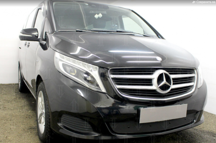 Зимняя защита радиатора "PREMIUM" Mercedes V-klass (2014-н.в.) купить недорого с доставкой в Саров