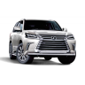 Защита переднего бампера двойная d63/63мм (НПС) LEXUS 450D (2015-н.в.) купить недорого с доставкой в Саров