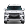 Защита переднего бампера двойная d63/63мм (НПС) LEXUS 450D (2015-н.в.) купить недорого с доставкой в Саров