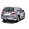 Защита порогов «БУМЕР» алюминиевая с резинкой для Nissan Terrano (2014-н.в.) купить недорого с доставкой в Саров