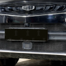 Защита радиатора "Standart" Geely Tugella FY11 (2019-н.в.) верх с камерой, чёрная купить недорого с доставкой в Саров