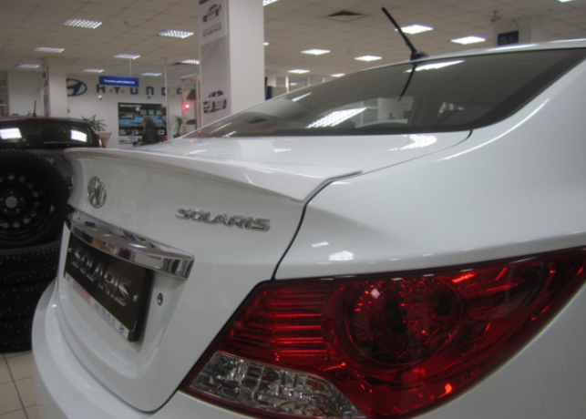 Лип-спойлер для Hyundai Solaris (2010-2016) купить недорого с доставкой в Саров
