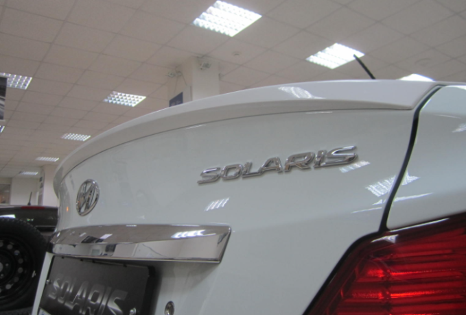 Лип-спойлер для Hyundai Solaris (2010-2016) купить недорого с доставкой в Саров