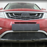 Защита радиатора "Standart" Geely Atlas I (2017-н.в.) чёрная купить недорого с доставкой в Саров