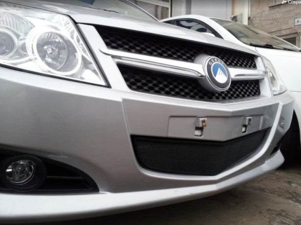 Защита радиатора "Standart" Geely MK чёрная купить недорого с доставкой в Саров