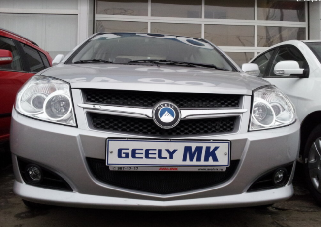 Защита радиатора "Standart" Geely MK чёрная купить недорого с доставкой в Саров
