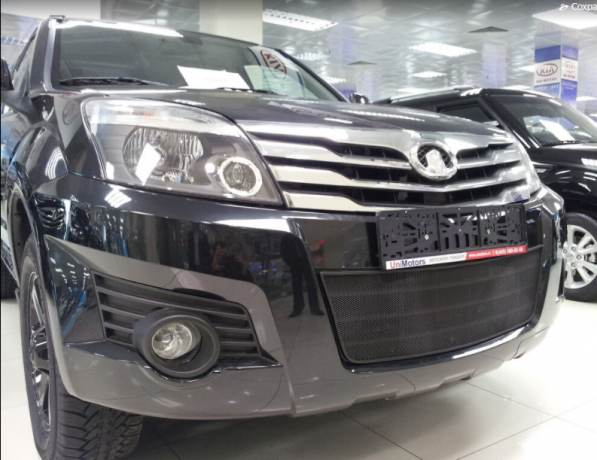 Защита радиатора "Standart" Great Wall Hover H3 (2010-2014) чёрная купить недорого с доставкой в Саров