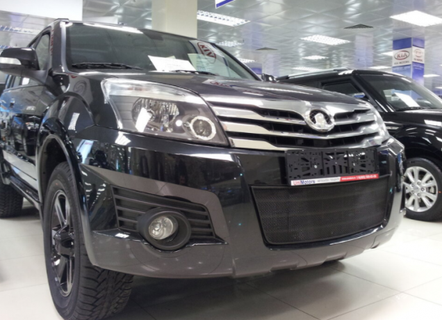 Защита радиатора "Standart" Great Wall Hover H3 (2010-2014) чёрная купить недорого с доставкой в Саров