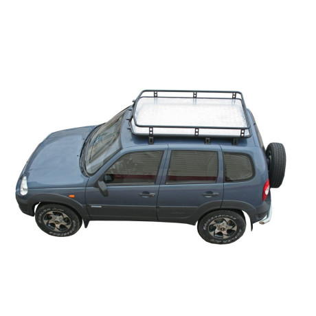 Багажник экспедиционный «Трофи» B@3 2123 "Chevrolet Niv@" (С алюминиевым листом) купить недорого с доставкой в Саров