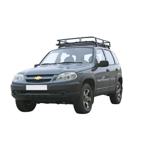 Багажник экспедиционный «Трофи» B@3 2123 "Chevrolet Niv@" (С алюминиевым листом) купить недорого с доставкой в Саров
