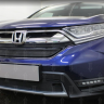Защита радиатора "Standart" Honda CR-V (2016-2020) верх, чёрная купить недорого с доставкой в Саров