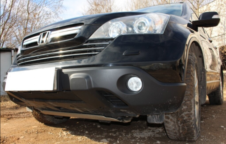 Защита радиатора "Standart" Honda CR-V (2007-2010) чёрная купить недорого с доставкой в Саров