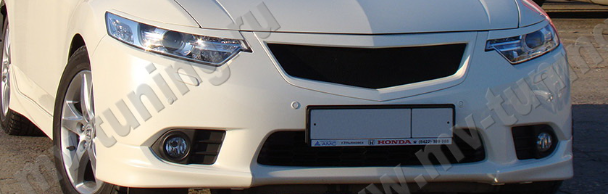 Клыки (накладки) переднего бампера "Type-S" для Honda Accord VIII (2011-2013) купить недорого с доставкой в Саров