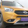 Защита радиатора "Standart" Chery Tiggo 7 (2016-2020) верх, чёрная купить недорого с доставкой в Саров
